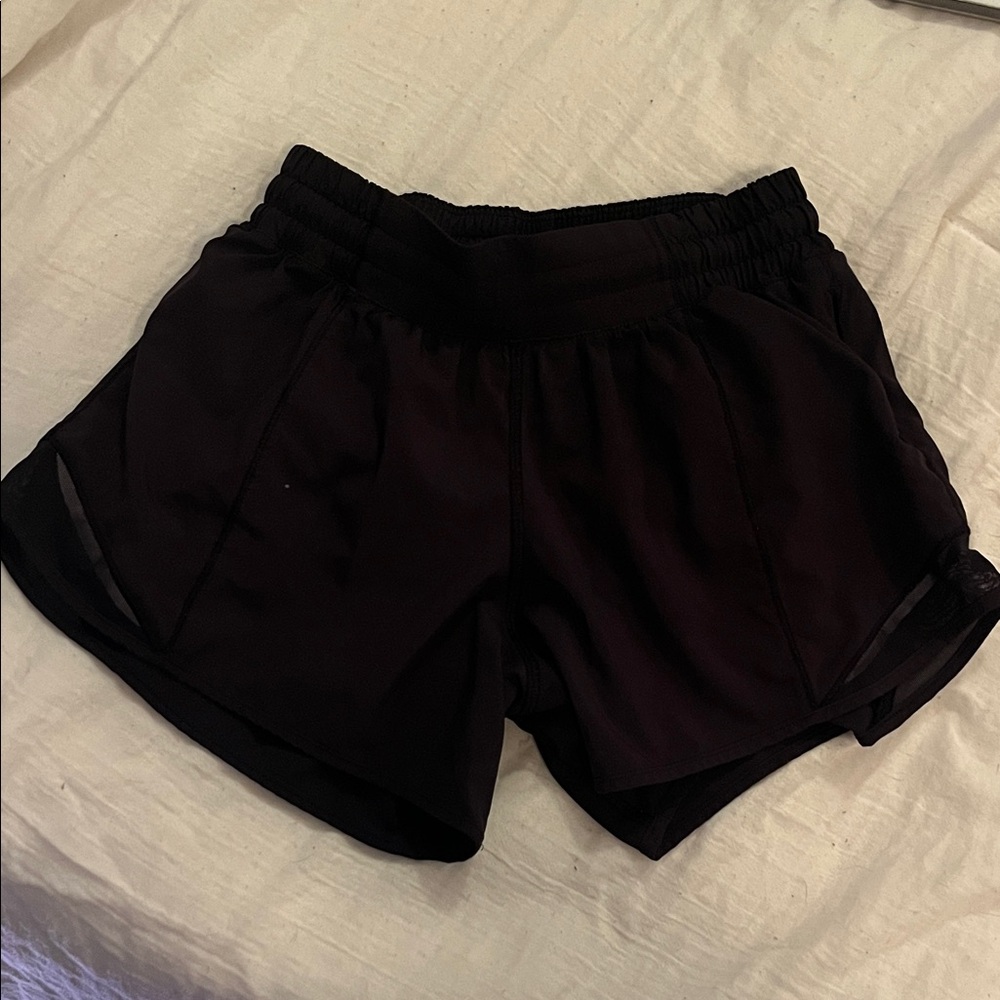 lululemon black shorts